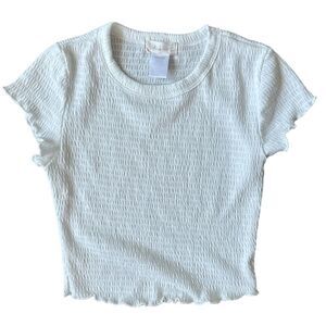 ALTAR’D State cropped fitted smock tee Women’s XS in Cream​